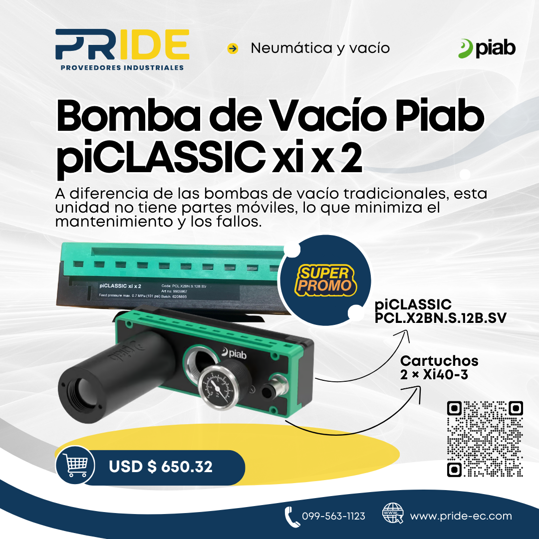 Bomba de vacío Piab 7