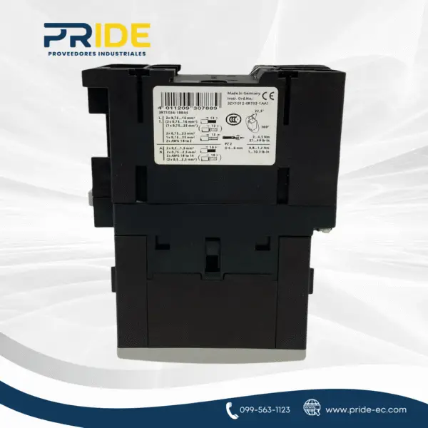 Compatible con Siemens 3RT1034-1BB44 24 VDC 25 Hp